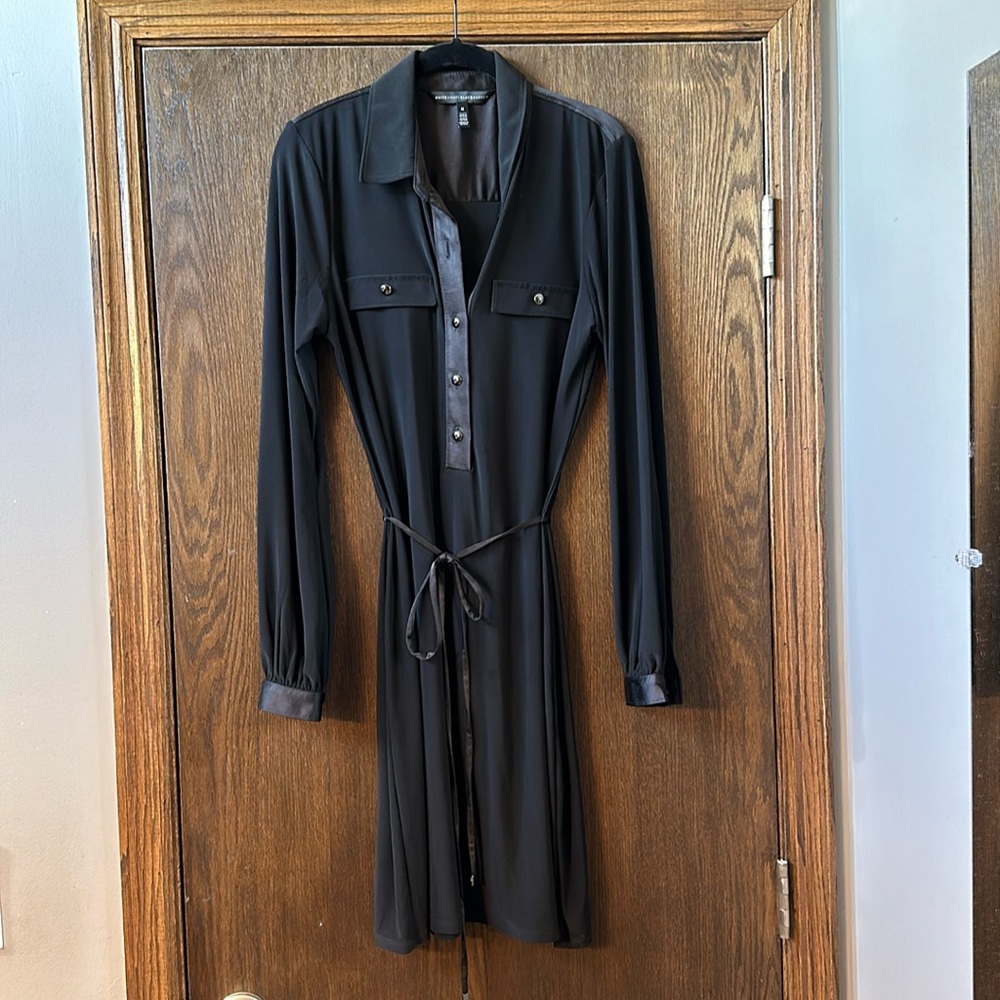 White House black market collared dress size M